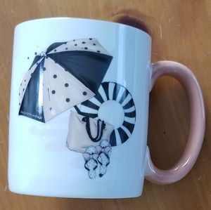 Saks Fifth Ave Set of 4 Beach Theme Coffee Mugs